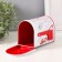 Casket Metal Mail "Travel" White 13.3x8x9.5 cm