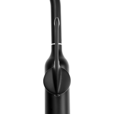 Kitchen mixer Zein Z3741, "Drop", single -leaf, pour height 13 cm, black-2