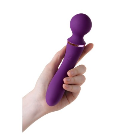 Multifunctional vibration massager Eromantica UMA, silicone, purple, 20 cm-10