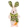 Soft toy "Rabbit with carrots", color mix