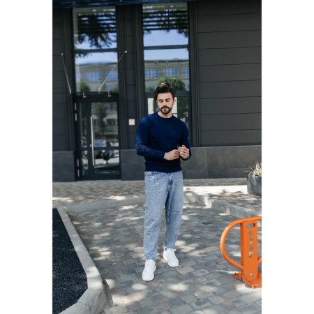 Jumper male ise, size 56, dark blue color-9
