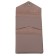 Cartholder, genuine leather, pink 10x8.5x1.5 cm