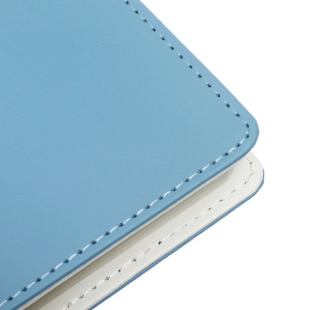 Organizer, A5, 128 sheets, a cage, the cover of the leatherette, with a knife, "Business", Blue-3