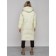 Coat insulated winter female, size 48, color light yellow