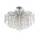 Economic light chandelier 59172/8CR WT, E14 8x40W, color chromium