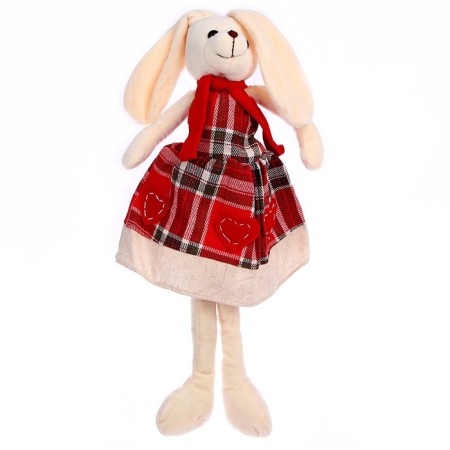 Soft toy "Zazyusha in a dress", species mix-3