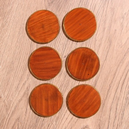 Hot stands (set 6 pcs) 7x6x10.5 cm, tree shisham-2