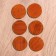 Hot stands (set 6 pcs) 7x6x10.5 cm, tree shisham