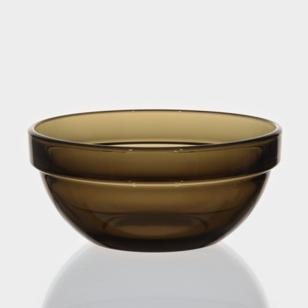 Glass fluid "Convenient storage", d = 12 cm, smoky color