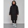 Coat insulated winter female, size 42, black color