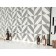 Wall insert Calacatta Chevron white 29.8x59.8