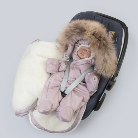 Set for Winter Kinderlitto "Lapland", 5 items, height 56-62 cm, cocoa color-8