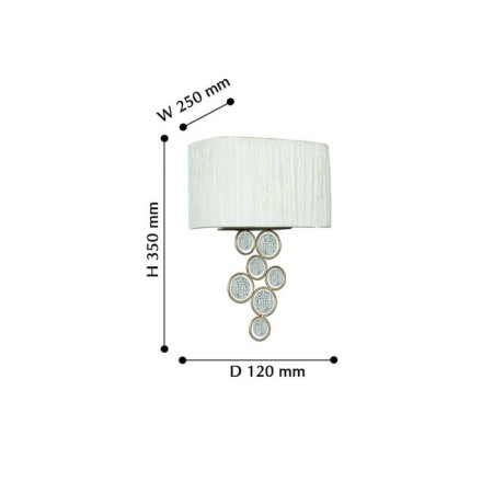 LietTA wall lamp 250 mm, 120 mm, E14 80W-1