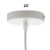 Bayerlux lamp "Rarity" 1x60W E27 white 31x31x26 cm