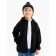 Demi -season windbreaker for Minaku boys from SoftShell on fleece, waterproof, black, height 110 cm