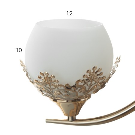 Sconces "Ariadne" 2he27 40W gold 22x17 cm-5