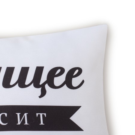 Decorative Ethel Pillow "Future" 40x40 cm, Gabardin, 100% p/e-1