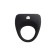 Vibrocolor Erotist Cosm, silicone, black color, 5.3 cm, D 2.7 cm