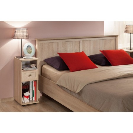 Bedside table Sherlock 51, 282 × 353 × 696 mm, sonoma oak color-3