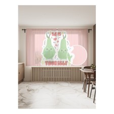 Фототюль «Веселые груши», размер 145х180 см, 2 шт