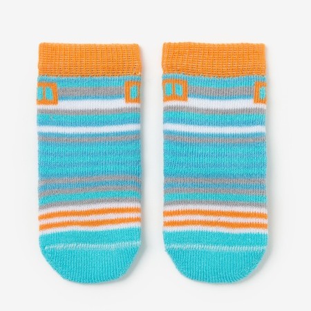 Noski children's terry, the color is light turquoise, size 7-8