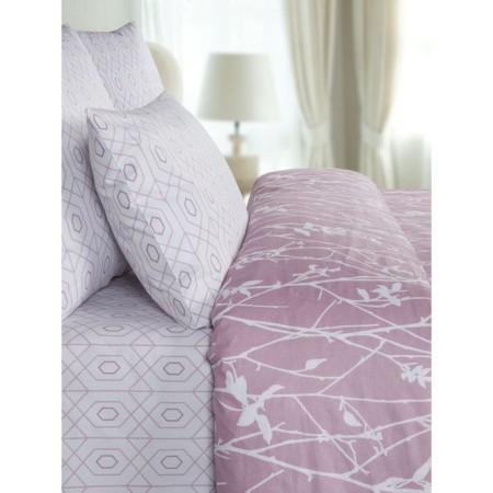 Bed linen duet Fuchsia, size 240x214 cm, 143x215 cm - 2 pcs, 70x70 cm - 2 pcs-4