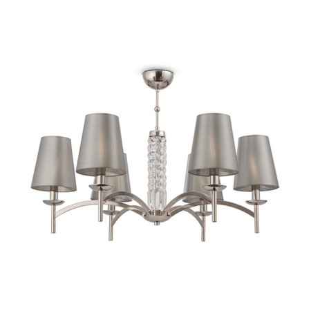 Chandelier Maytoni Mod076PL-06N, 6HE14, 40W, 88.5x88.5x62 cm, Nickel color-1