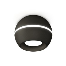 Lumber of the overhead Ambrella Light, XS11102001, MR16 GU5.3 LED 3W, 4200K, Black Black Sand Color
