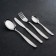 Set of dining room "Uralochka", 12 objects, thickness 2 mm, decorated box, silver color
