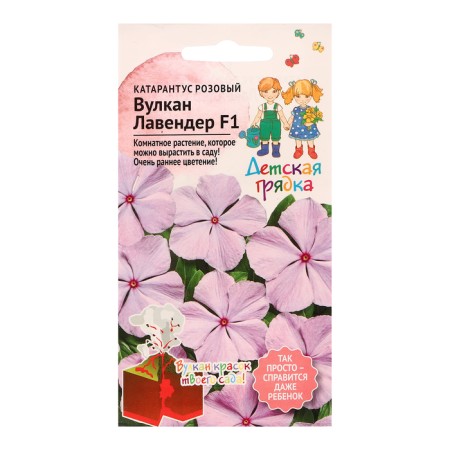 Flowers Catarantus Pink "Volcano Lavender F1", 5 pcs
