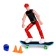 Finger skateboard with a figure, mix