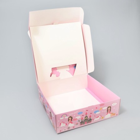 Gift folding box, packaging, "the smallest", 26 x 26 x 8 cm-6