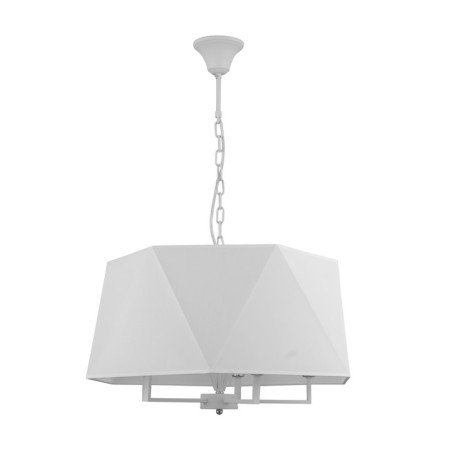 Luer with lampshade Gerhort G11022/5P WT WT, 5x40W, E14, 83x62x62 cm, white color