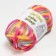 Knitted yarn 95% cotton, 5% elastan "Lentino melange" 100 g 30 m color 2 color