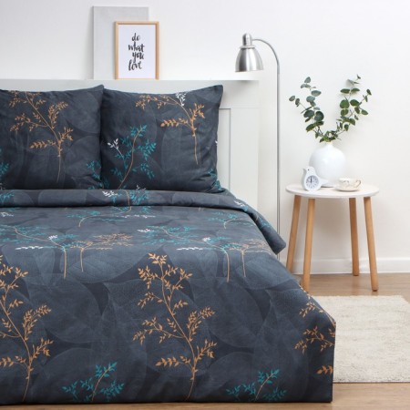 Bed linen saving and I euro "branches", 200x215cm, 200x215cm, 70x70cm-2 pcs, Kolisatin, 80 g/m²-2