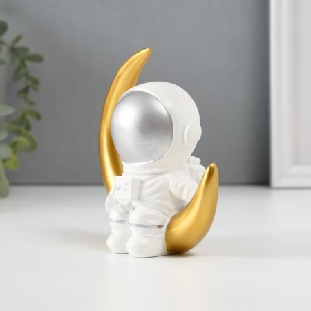 Souvenir Polystone "Astronaut for the month" 11.5x11x5.5 cm-1