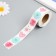 Sticker Pion and Heart paper d = 2.5 cm 500 pcs in a roll 3x6.5x6.5 cm