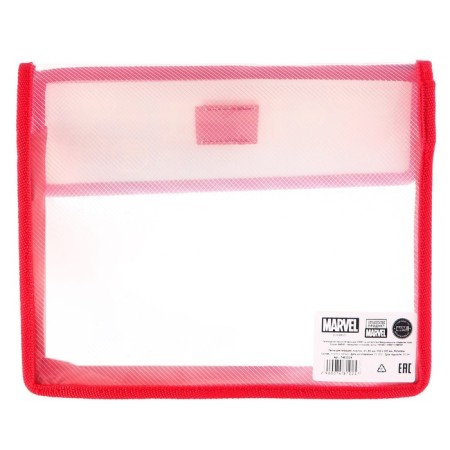 Plastic folder for notebooks A5, Velcro, Avengers-2