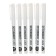 A set of capillary handles Sketchmarker, 6 pieces: 0.05, 0.1, 0.2, 0.3, 0.5, 0.7, black
