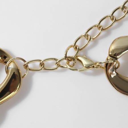 Neckoy "Brooklyn chain" Large links, color gold, 50 cm-1