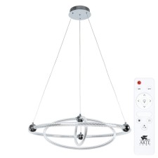 Suspension chandelier Arte Lamp Harley A2196SP-3CC, LED, 75 W, 80x80x120 cm, 9000 lm, remote control, chrome