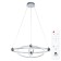 Suspension chandelier Arte Lamp Harley A2196SP-3CC, LED, 75 W, 80x80x120 cm, 9000 lm, remote control, chrome