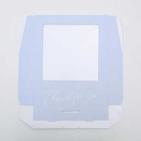 Confectionery packaging, boxing box "Present", 20 x 20 x 4 cm-2