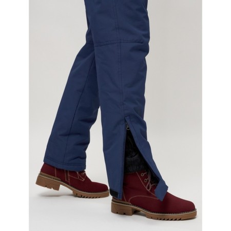 Semi-combinezone ski female, dark blue color, size 56-2