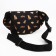 Lightning waist bag, black color