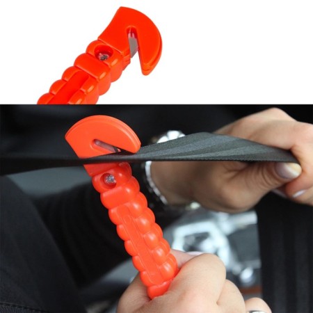Emergency hammer with a belt knife on a stand, 6.5 × 17.5 cm-2