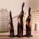 Souvenir tree (set 3 pcs) "Elephants trunks up stars on the ears" 35x24x5 cm mix