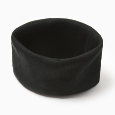 Snood for children, black color, size 25x26 cm