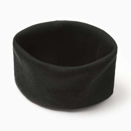 Snood for children, black color, size 25x26 cm