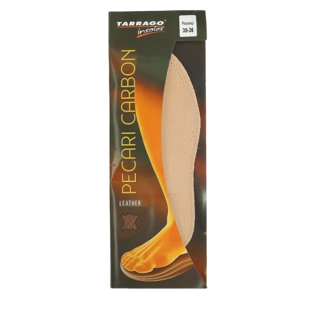 Antibacterial, two-layer, 35-36r-r insoles insoles, pair, light-gray color, Pecari Carbon-2